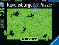 Ravensburger Krypt - Neon Groen - puzzel van 736 stukjes