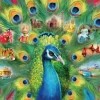 Ravensburger Land van de pauw  - puzzel van 2000 stukjes