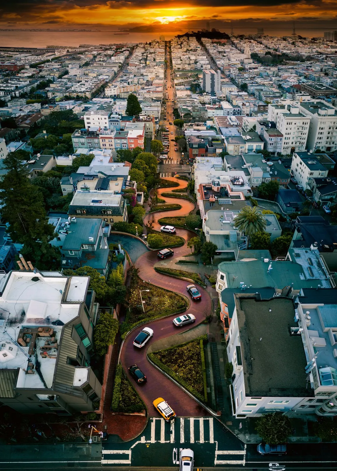 Ravensburger Lombard Street, San Francisco - puzzel van 1000 stukjes