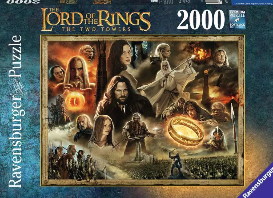 Ravensburger Lord of the Rings - The Two Towers - puzzel van 2000 stukjes