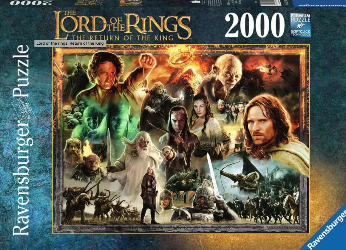 Ravensburger Lord of the Rings - Return of the King - puzzel van 2000 stukjes