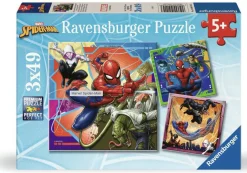 Ravensburger Marvel Spider-Man - 3 puzzels van 49 stukjes