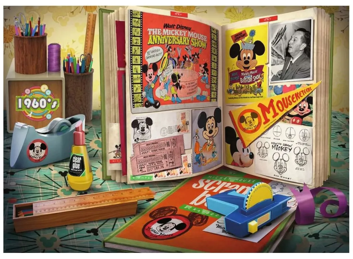 Ravensburger Mickey's Verjaardag 1960 - Disney Collector's Edition - 1000 stukjes