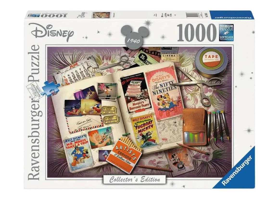 Ravensburger Mickey's Verjaardag 1940 - Disney Collector's Edition - 1000 stukjes