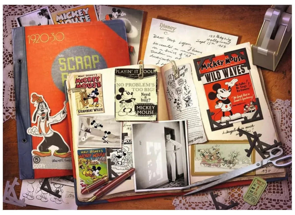 Ravensburger Mickey's Verjaardag 1920-1930 - Disney Collector's Edition - 1000 stukjes