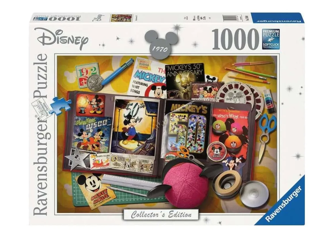 Ravensburger Mickey's Verjaardag 1970 - Disney Collector's Edition - 1000 stukjes