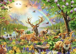 Ravensburger Mooie hertenfamilie - puzzel van 200 stukjes
