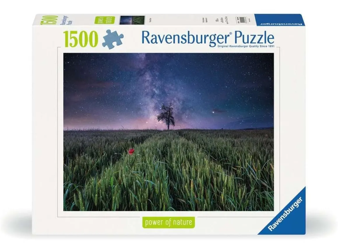 Ravensburger Nachthemel boven het korenveld - puzzel van 1500 stukjes