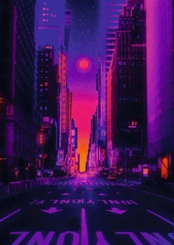 Ravensburger New York NeonArt - puzzel van 1000 stukjes