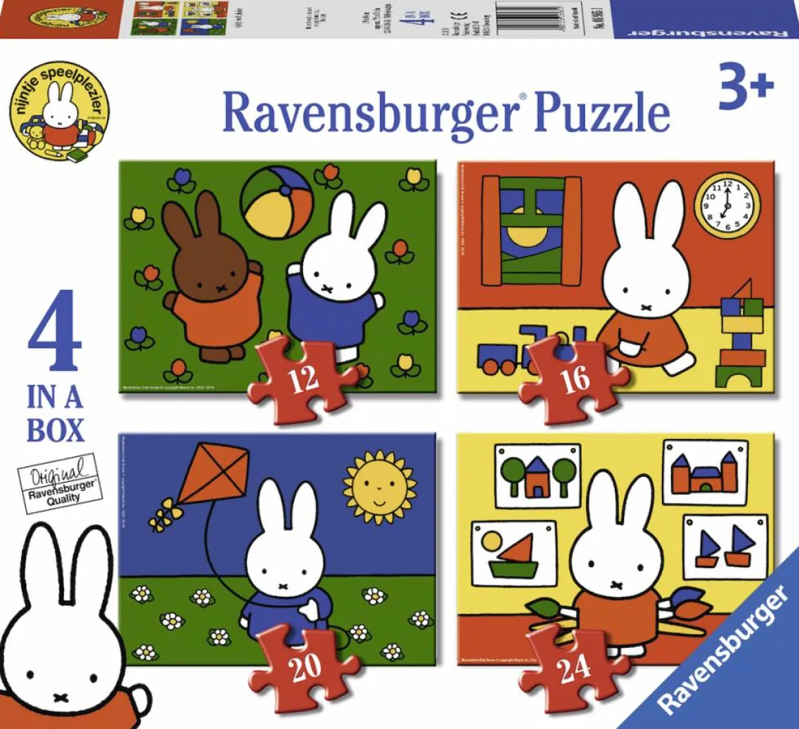 Ravensburger Nijntje - 12+16 +20 +24 stukjes