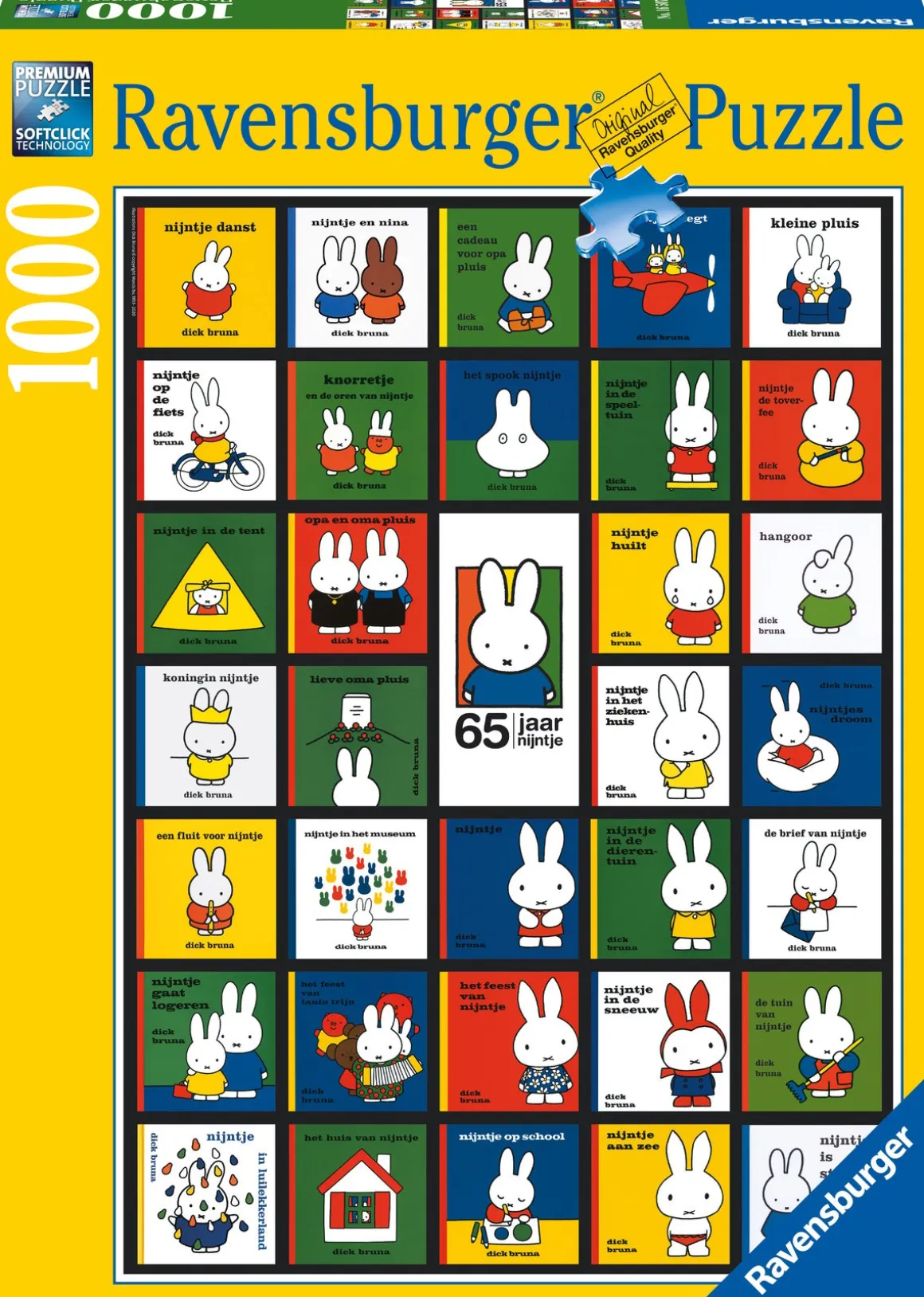 Ravensburger Nijntjes 65ste verjaardag - puzzel van 1000 stukjes