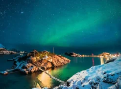 Ravensburger Noorderlicht bij Bergsfjord - puzzel van 500 stukjes