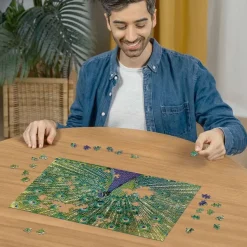 Ravensburger Pauw - Kleurrijke Dieren - puzzel van 500 stukjes