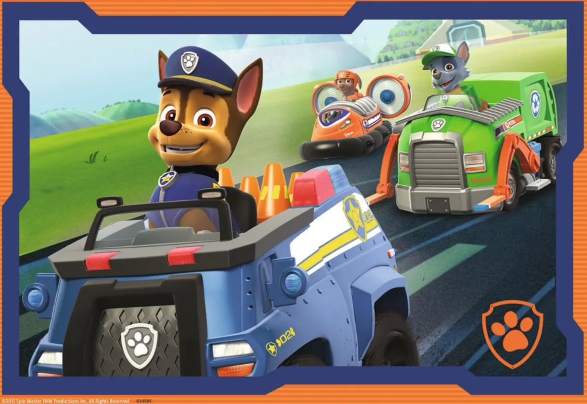 Ravensburger Paw Patrol in actie - 2 puzzels van 12 stukjes