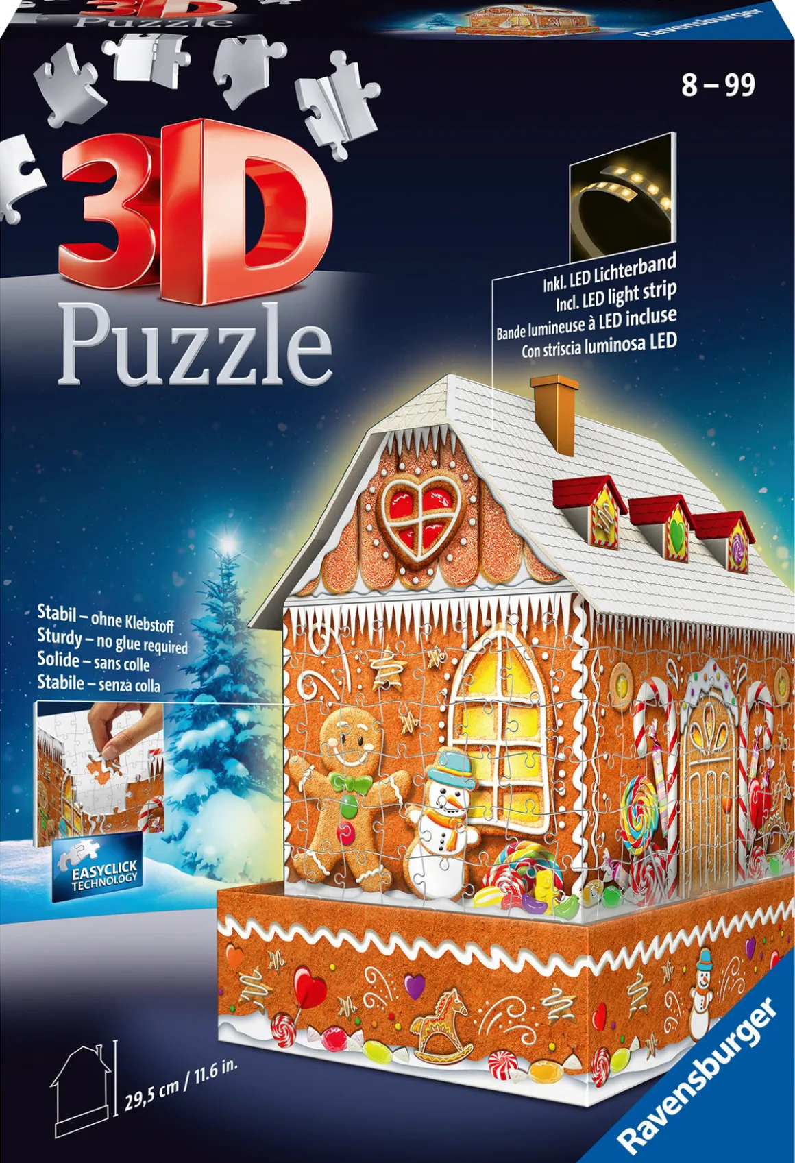 Ravensburger Peperkoekenhuisje - 3D puzzel - 216 stukjes