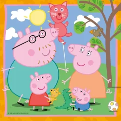 Ravensburger Peppa Pig - Familie en vriendjes - 3 puzzels van 49 stukjes