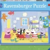 Ravensburger Peppa Pig - Peppa's avontuur - 2 x 12 stukjes