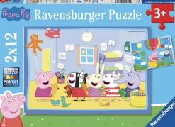 Ravensburger Peppa Pig - Peppa's avontuur - 2 x 12 stukjes