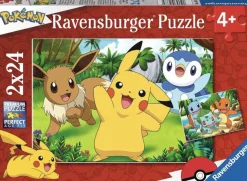 Ravensburger Pikachu en zijn vrienden - 2 puzzels van 24 stukjes