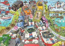 Ravensburger Politie achtervolging - Rearview Mirror - puzzel van 1000 stukjes