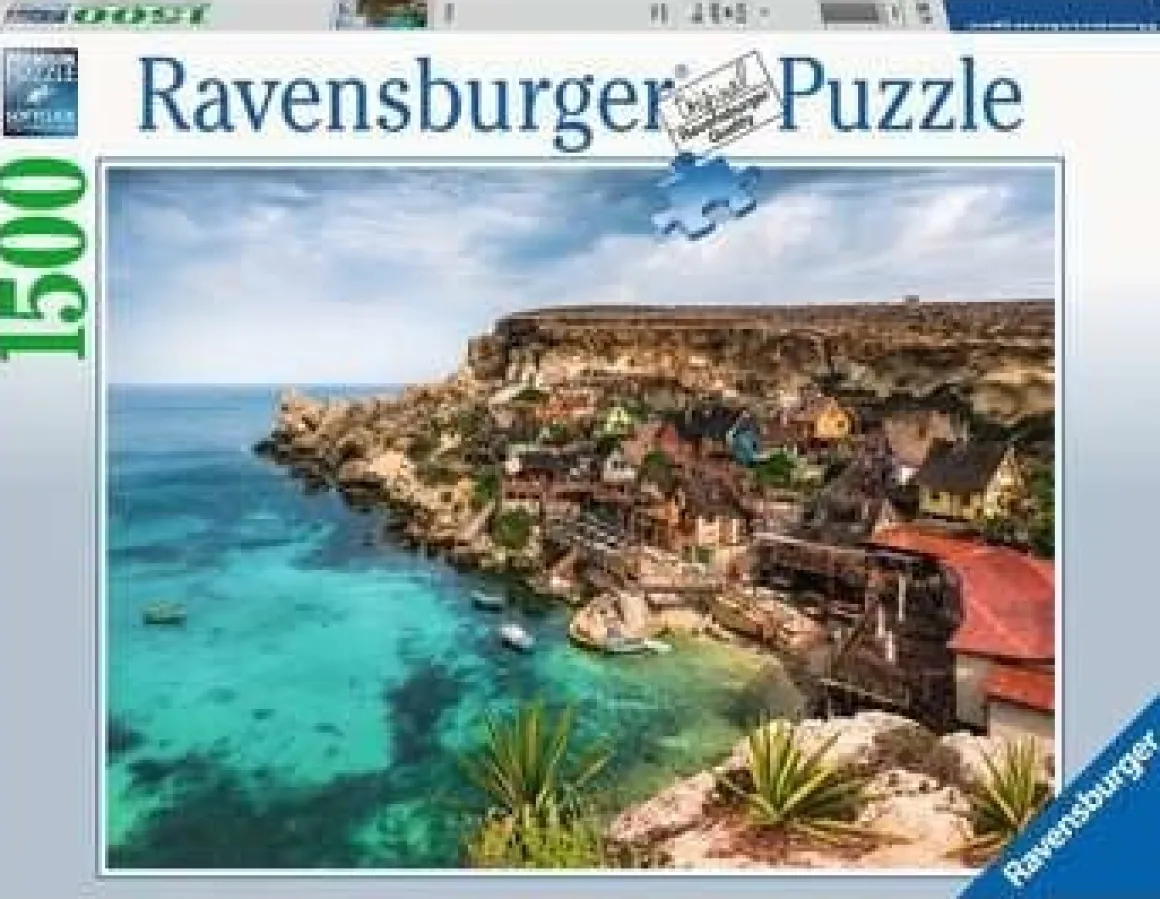 Ravensburger Popeye Village in Malta - puzzel van 1500 stukjes
