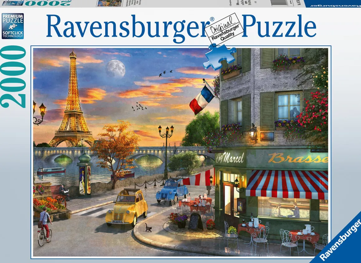 Ravensburger Romantische avond in Parijs - puzzel van 2000 stukjes