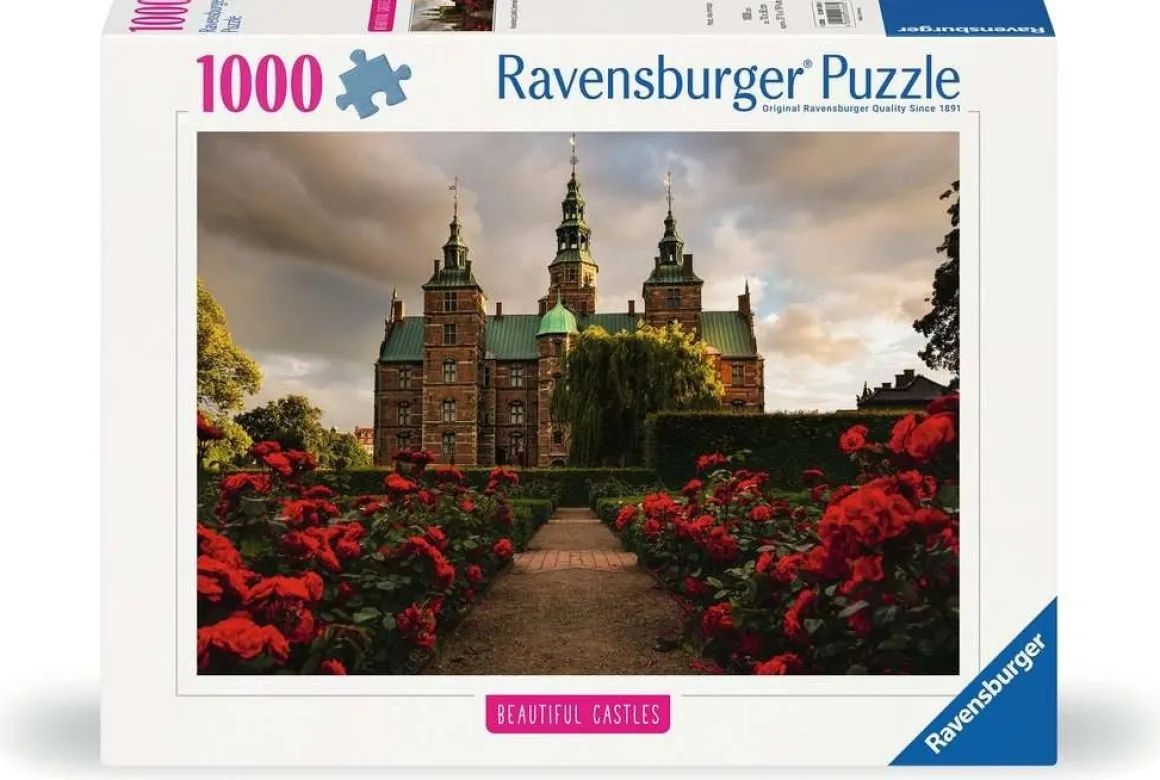 Ravensburger Rosenborg Slot - Denemarken - puzzel van 1000 stukjes