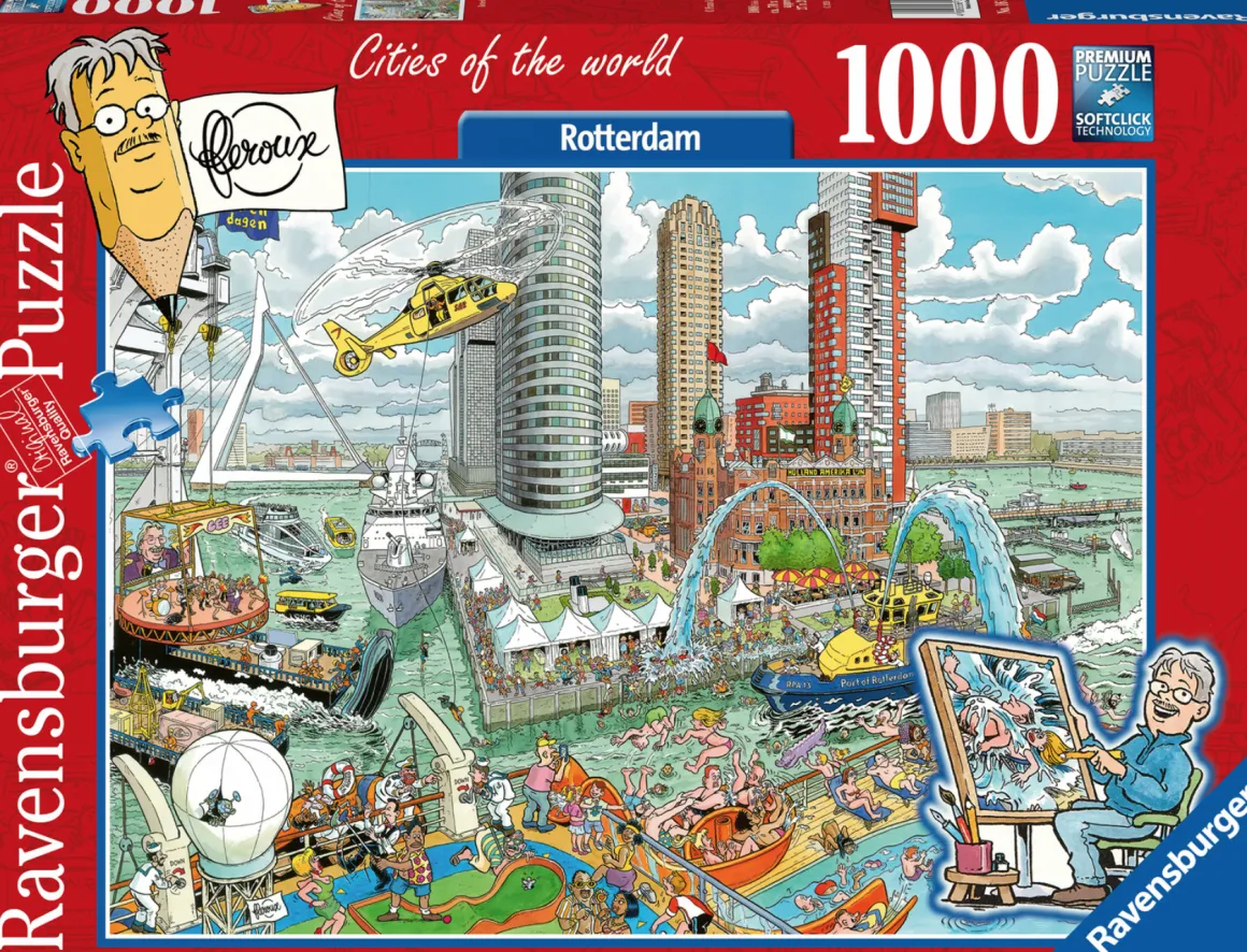 Ravensburger Rotterdam - Fleroux - puzzel van 1000 stukjes