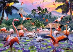 Ravensburger Roze Flamingo's - puzzel van 1000 stukjes