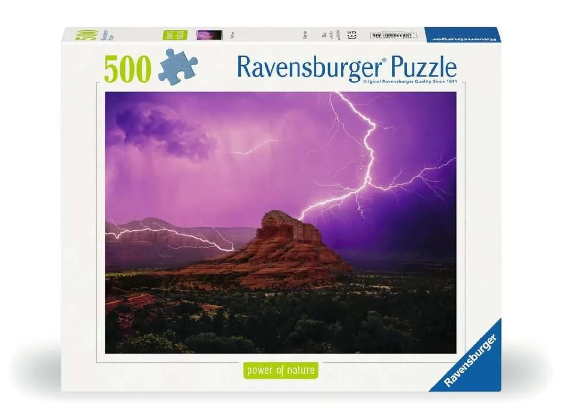 Ravensburger Roze Onweer - power of nature - puzzel van 500 stukjes