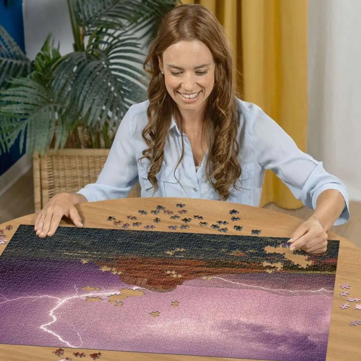 Ravensburger Roze Onweer - power of nature - puzzel van 500 stukjes