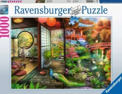 Ravensburger Theehuis in Japanse Tuin - 1000 stukjes