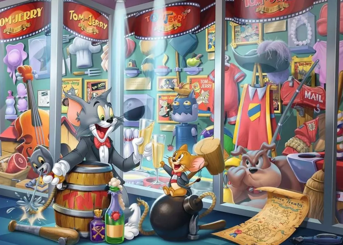Ravensburger Tom and Jerry - Hall Of Fame - puzzel 1000 stukjes