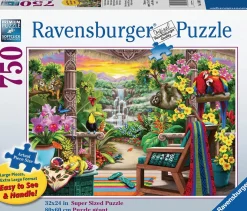 Ravensburger Tropisch verblijf - puzzel van 750 XL stukjes - Exclusiviteit