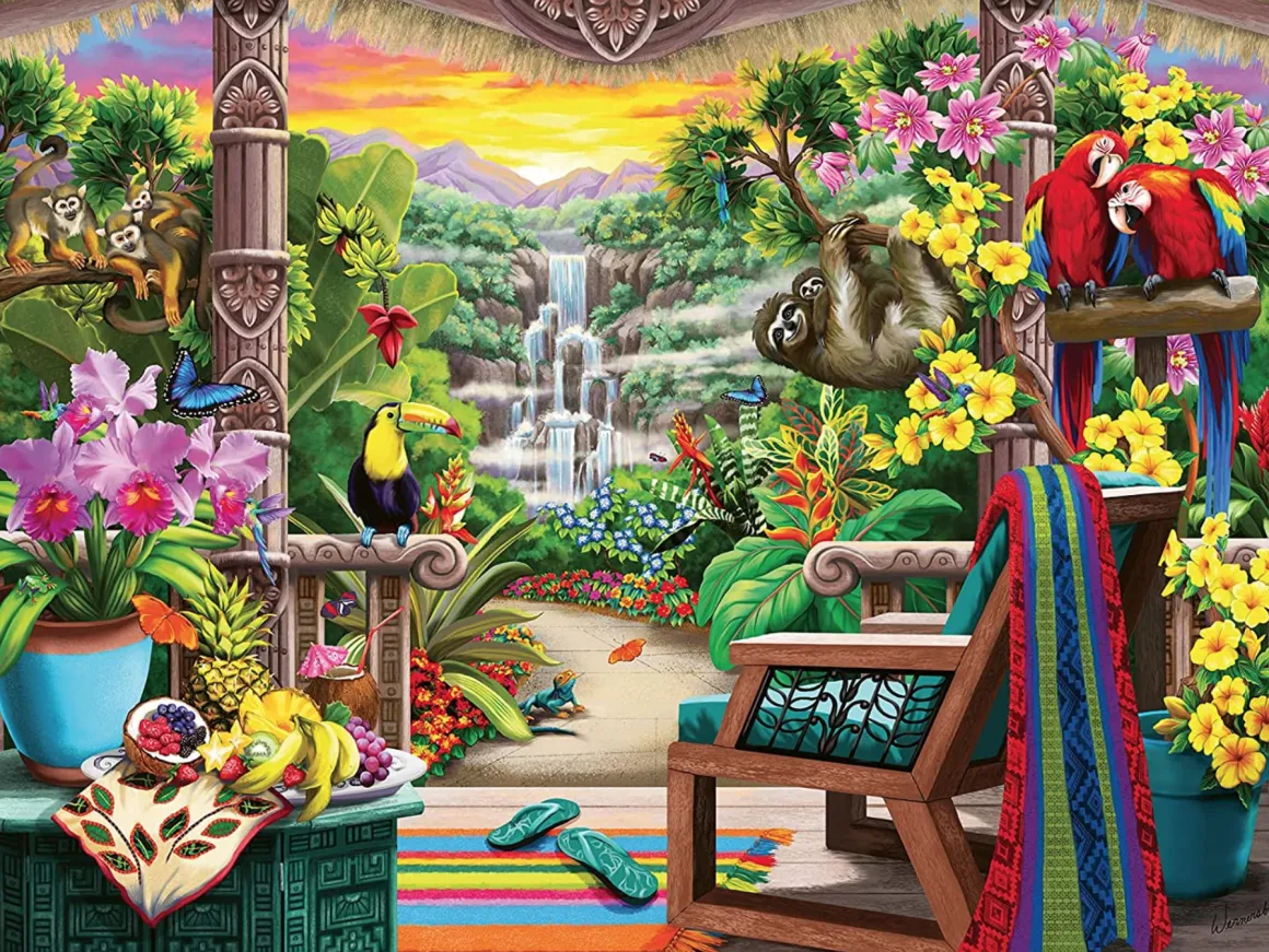 Ravensburger Tropisch verblijf - puzzel van 750 XL stukjes - Exclusiviteit