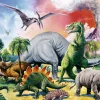 Ravensburger Tussen de dinosauriërs - 100 stukjes XXL