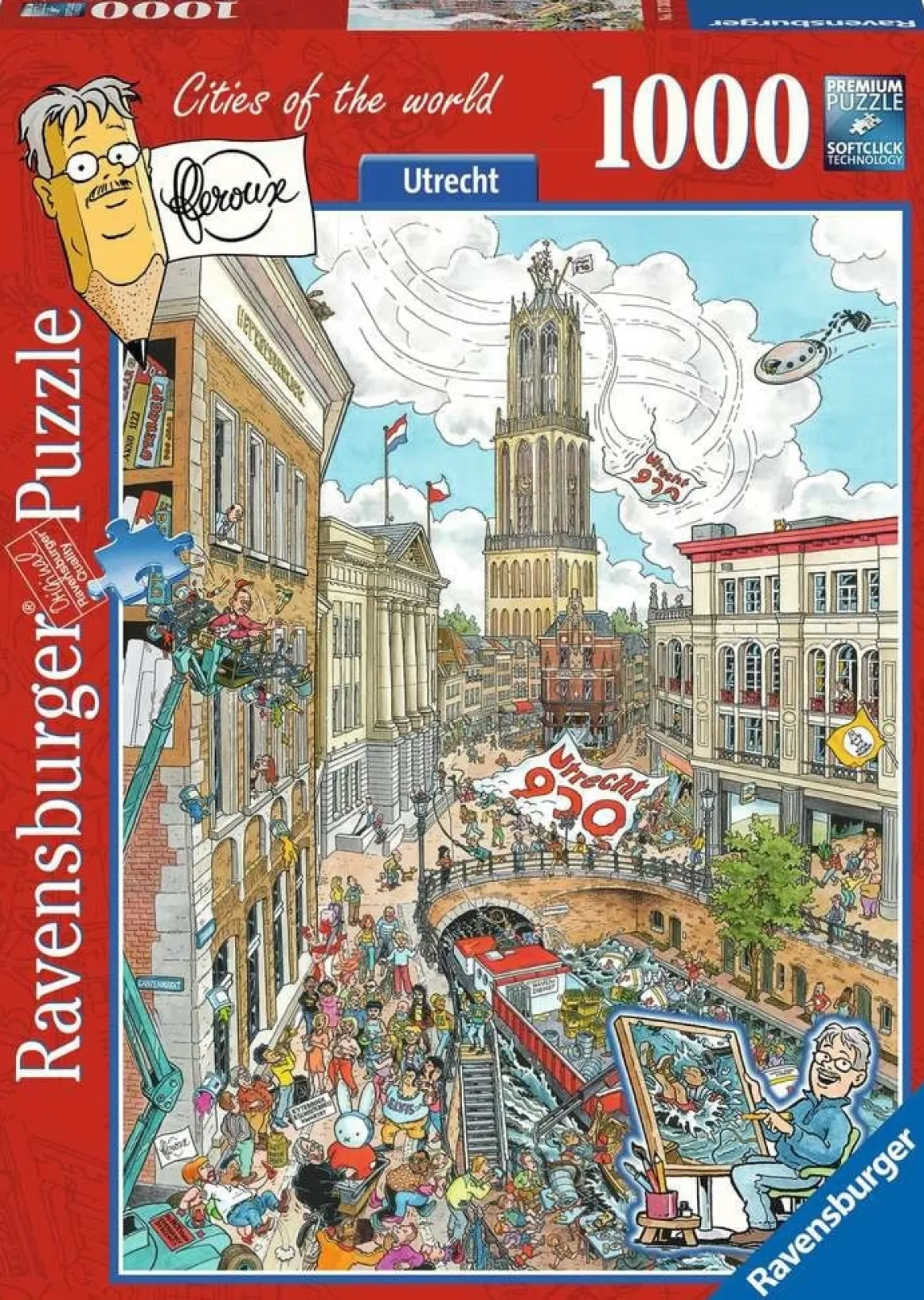 Ravensburger Utrecht - Fleroux - puzzel van 1000 stukjes
