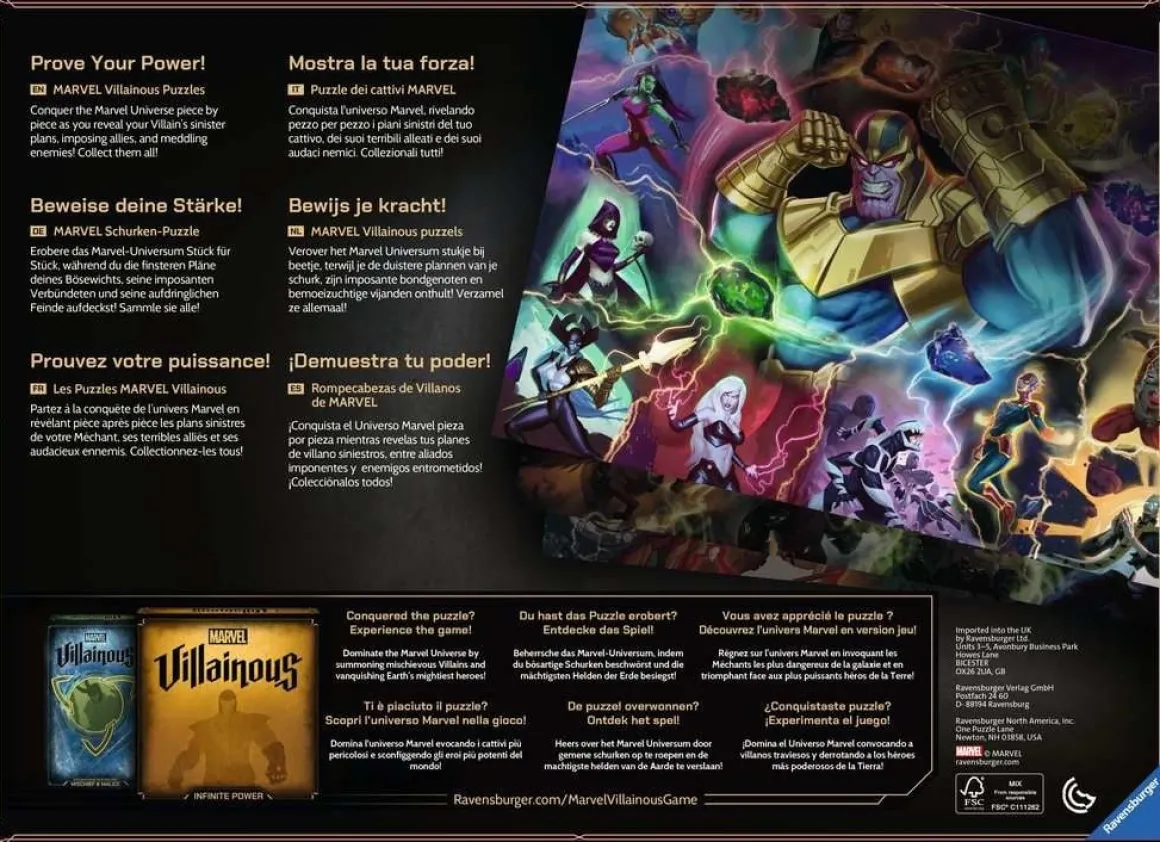 Ravensburger Villainous Taskmaster - puzzel van 1000 stukjes
