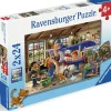 Ravensburger Vliegtuig- & treinreparatie - 2 puzzels van 24 stukjes