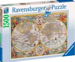 Ravensburger Wereldkaart uit 1594 - 1500 stukjes