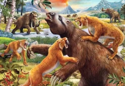 Ravensburger Wilde oertijddieren - 2 puzzels van 24 stukjes