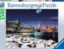 Ravensburger Winter in New York - puzzel van 1500 stukjes