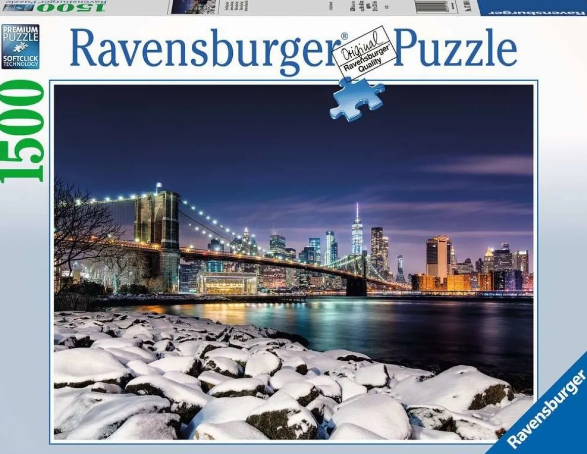 Ravensburger Winter in New York - puzzel van 1500 stukjes