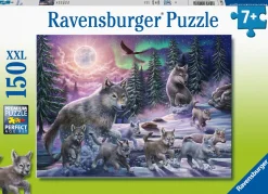 Ravensburger Wolven in het noorderlicht - puzzel van 150 stukjes