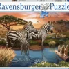 Ravensburger Zebra´s bij de drinkplaats - puzzel van 500 stukjes