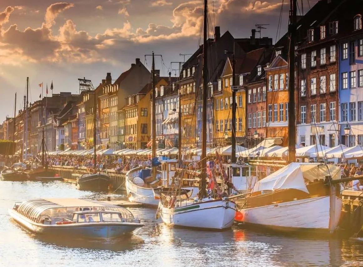 Ravensburger Zonsondergang in Kopenhagen - puzzel van 500 stukjes