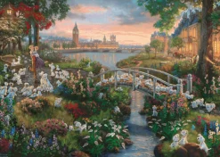 Schmidt 101 dalmatiërs - Thomas Kinkade - puzzel van 1000 stukjes