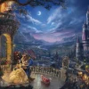 Schmidt Beauty and the Beast - Thomas Kinkade - puzzel van 1000 stukjes