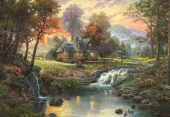 Schmidt Bergrust - Thomas Kinkade - puzzel van 1000 stukjes
