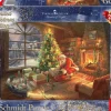 Schmidt De kerstman is er - Thomas Kinkade - puzzel van 1000 stukjes